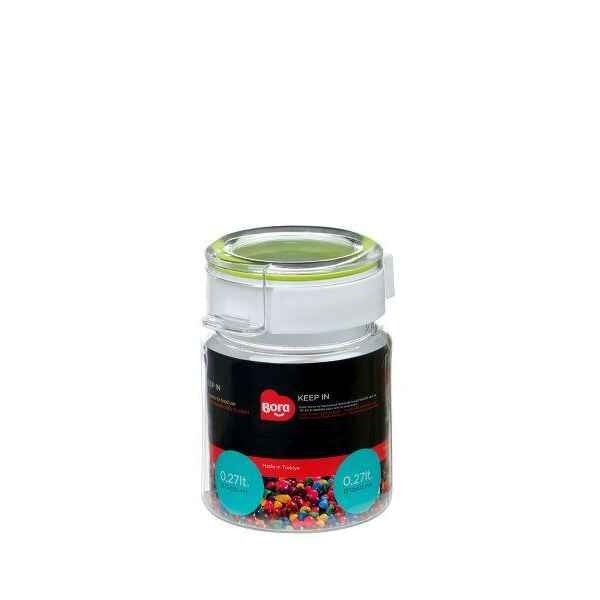 PET ROUND STORAGE JAR 0.27LTR