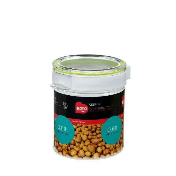 PET ROUND STORAGE JAR0.42LTR