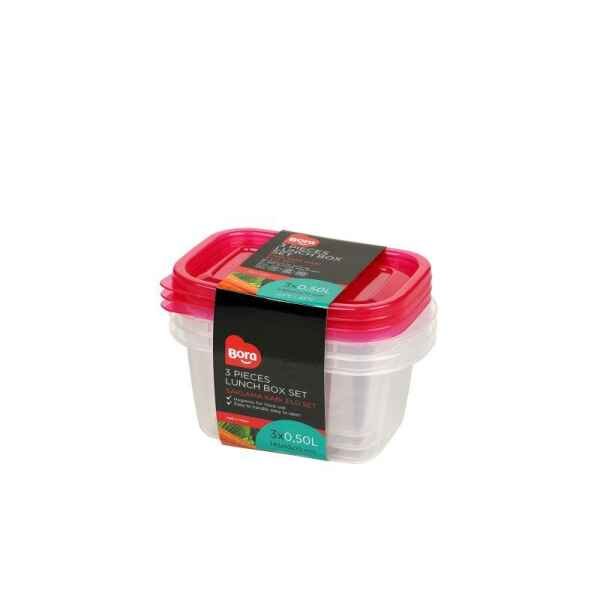 KEEP FRESH RECTANGLE BOX (X3) 0.5LTR 8690462005341