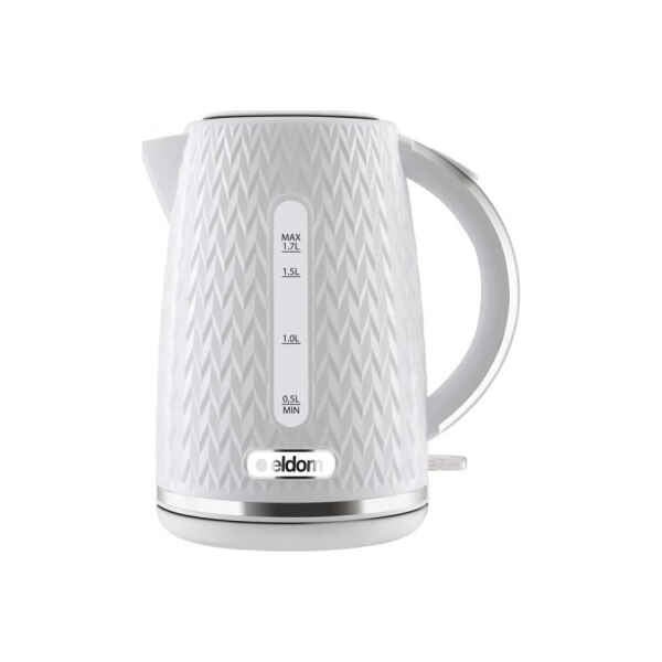 ELDOM NELO WHITE KETTLE 1.7LTR