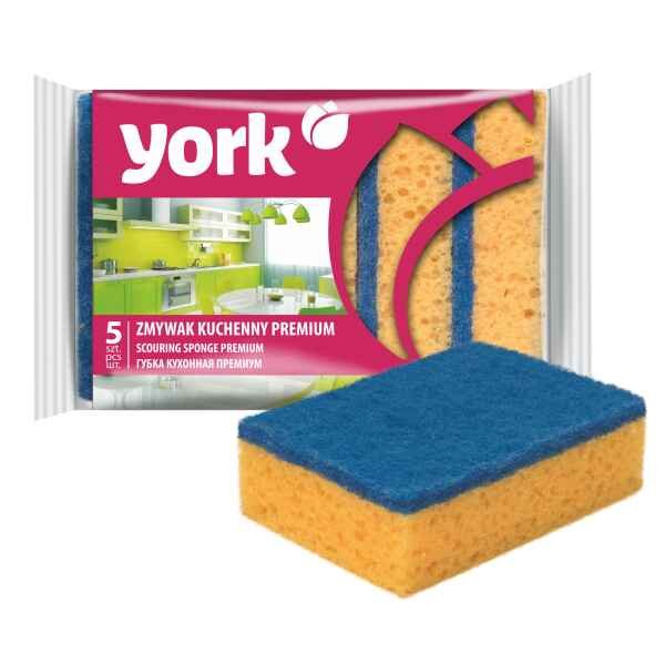 YORK SCOURING SPONGES PREMIUM 5PCS 5903355047070