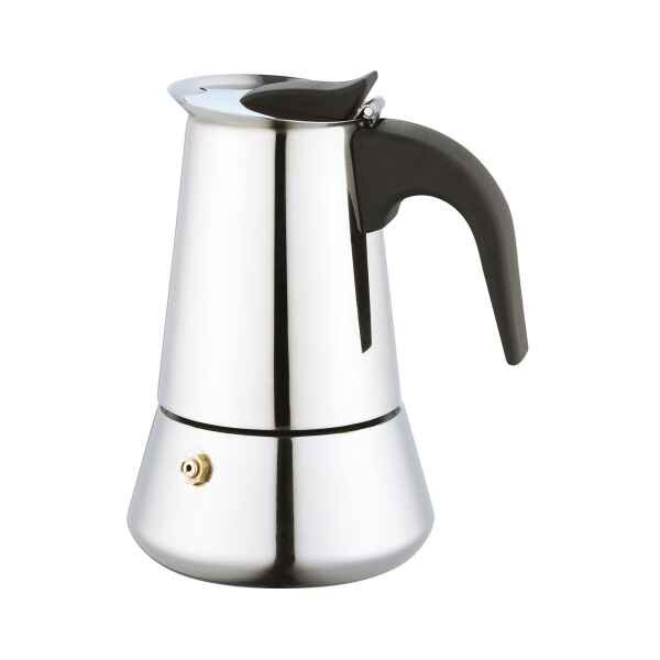 S/STEEL EXPRESSO MAKER 4 CUPS INDUCTION