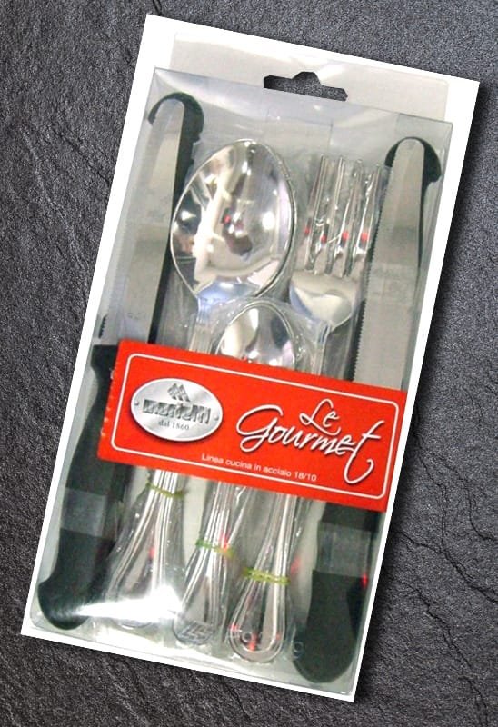 LENNON KITCHEN S/S CUTLERY + RIVITED KNIVES SET24 PC