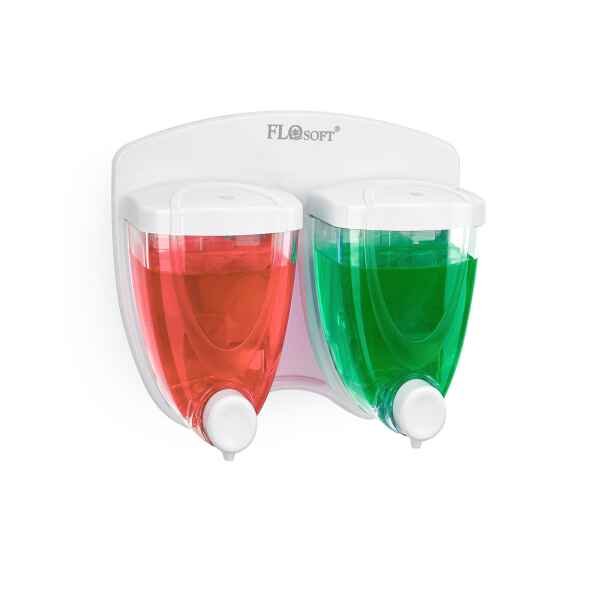 LIQUID SOAP DISPENCER TWIN (350ML X2)