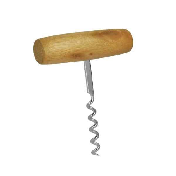 METALTEX CORK SCREW WITH WOODEN HANDLE